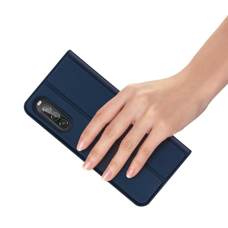 Flip Cover Sony Xperia 10 II Skin Pro DUX DUCIS Flip Cover Sony Xperia 10 II Skin Pro DUX DUCIS
