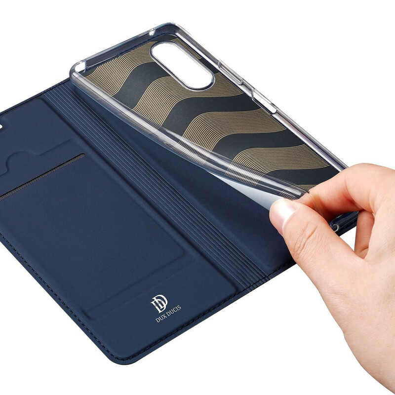 Flip Cover Sony Xperia 10 II Skin Pro DUX DUCIS Flip Cover Sony Xperia 10 II Skin Pro DUX DUCIS