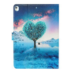 Housse iPad 10.2" (2020) (2019) Arbre Coeur