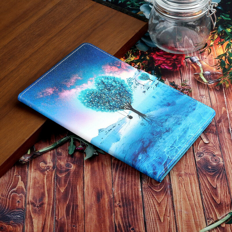 Housse iPad 10.2" (2020) (2019) Arbre Coeur