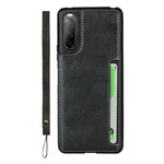 Coque Sony Xperia 10 II Porte-Cartes Support et Lanière Coque Sony Xperia 10 II Porte-Cartes Support et Lanière