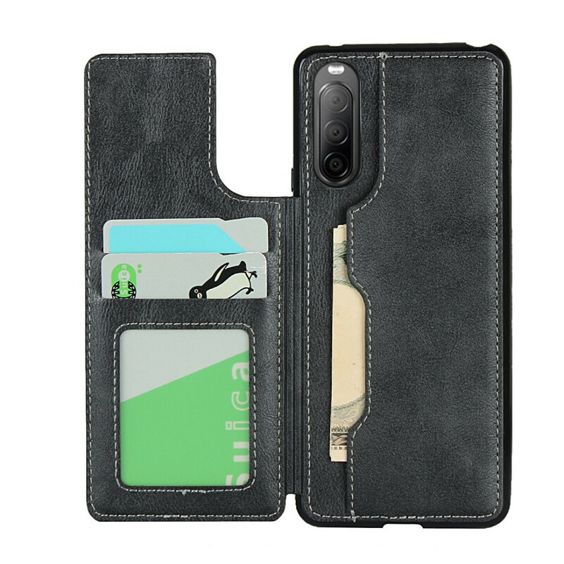 Coque Sony Xperia 10 II Porte-Cartes Support et Lanière Coque Sony Xperia 10 II Porte-Cartes Support et Lanière