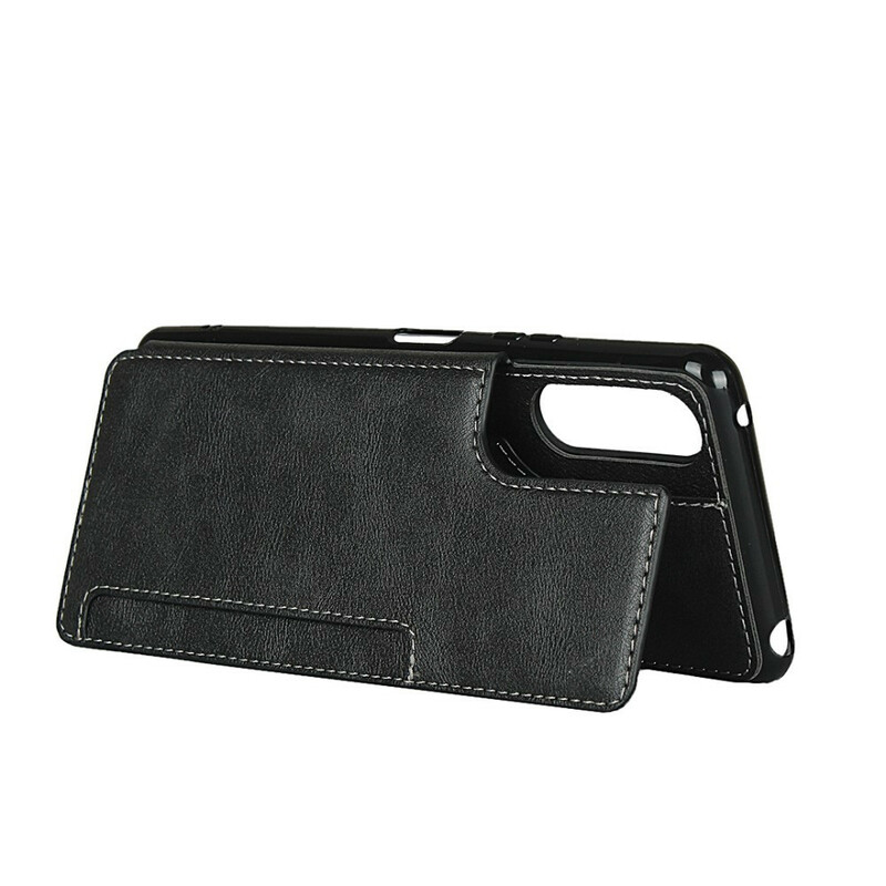 Coque Sony Xperia 10 II Porte-Cartes Support et Lanière Coque Sony Xperia 10 II Porte-Cartes Support et Lanière