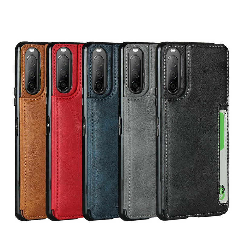 Coque Sony Xperia 10 II Porte-Cartes Support et Lanière Coque Sony Xperia 10 II Porte-Cartes Support et Lanière