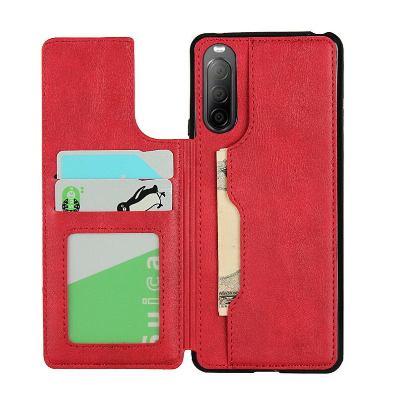 Coque Sony Xperia 10 II Porte-Cartes Support et Lanière Coque Sony Xperia 10 II Porte-Cartes Support et Lanière