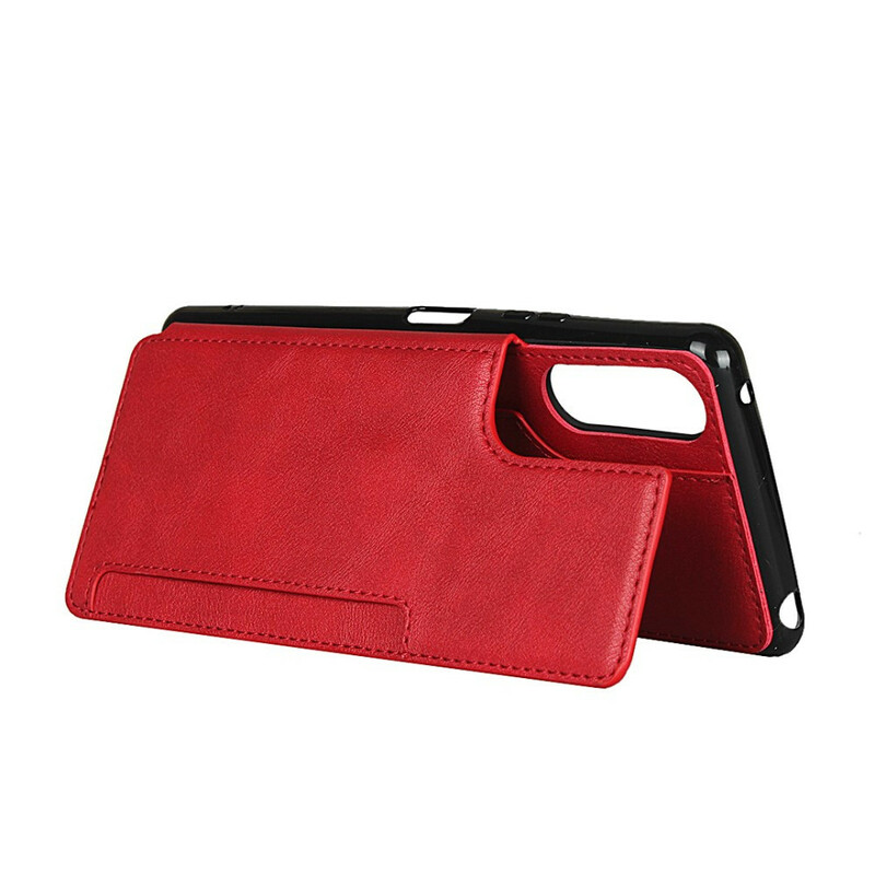 Coque Sony Xperia 10 II Porte-Cartes Support et Lanière Coque Sony Xperia 10 II Porte-Cartes Support et Lanière