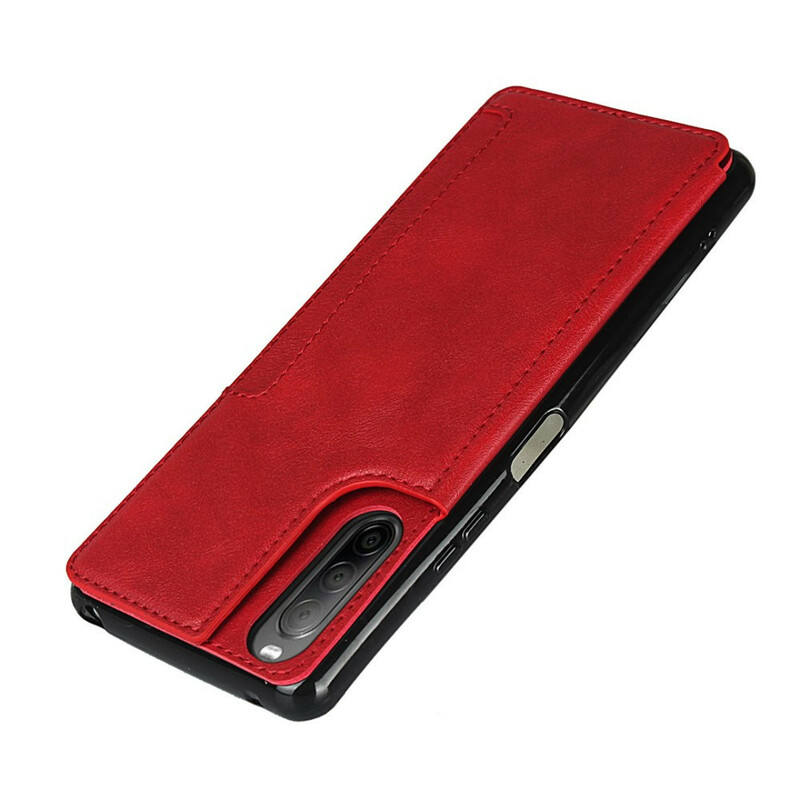 Coque Sony Xperia 10 II Porte-Cartes Support et Lanière Coque Sony Xperia 10 II Porte-Cartes Support et Lanière