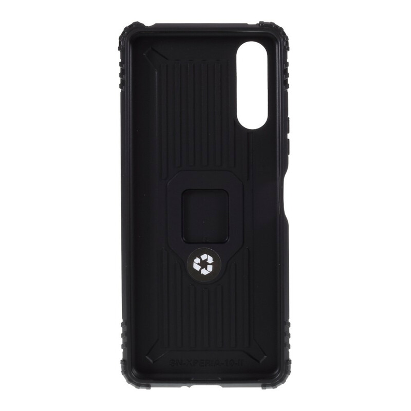 Coque Sony Xperia 10 II Ring et Fibre Carbone Coque Sony Xperia 10 II Ring et Fibre Carbone