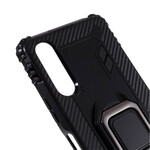 Coque Sony Xperia 10 II Ring et Fibre Carbone Coque Sony Xperia 10 II Ring et Fibre Carbone