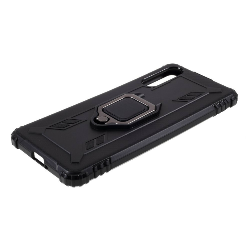Coque Sony Xperia 10 II Ring et Fibre Carbone Coque Sony Xperia 10 II Ring et Fibre Carbone