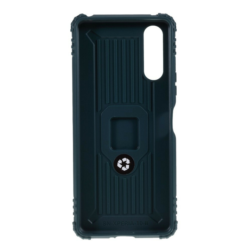 Coque Sony Xperia 10 II Ring et Fibre Carbone Coque Sony Xperia 10 II Ring et Fibre Carbone