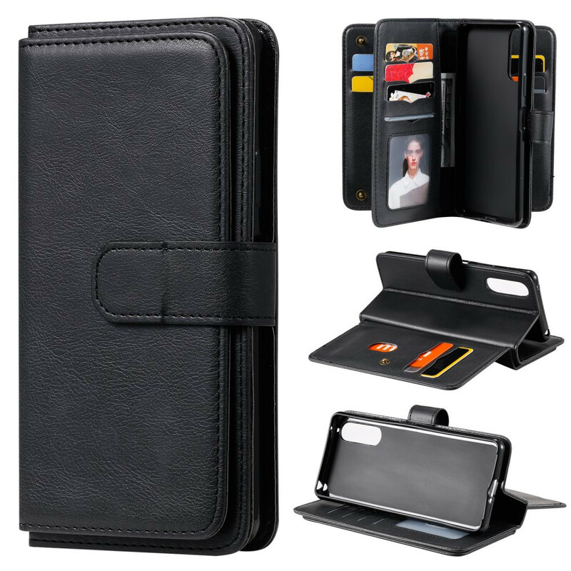 Housse Sony Xperia 10 II Multi-fonctions 10 Porte-Cartes Housse Sony Xperia 10 II Multi-fonctions 10 Porte-Cartes