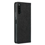 Flip Cover Sony Xperia 10 II Style Cuir Douceur avec Lanière