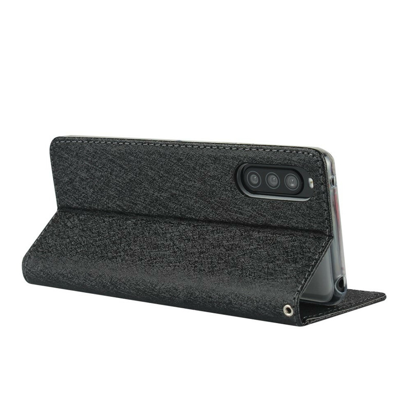 Flip Cover Sony Xperia 10 II Style Cuir Douceur avec Lanière