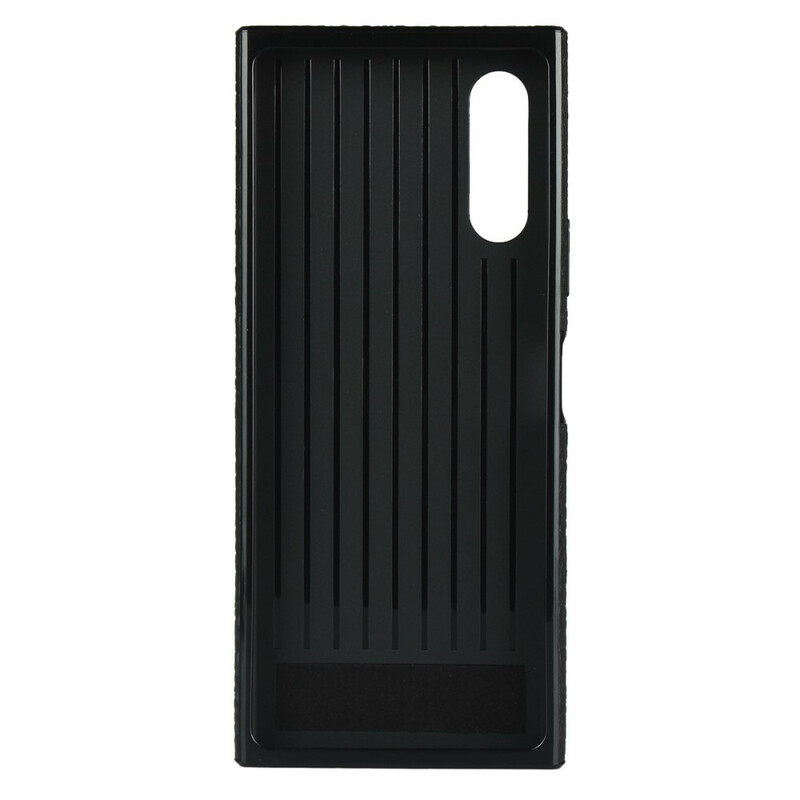 Coque Sony Xperia 10 II Véritable Cuir Litchi avec Lanière Coque Sony Xperia 10 II Véritable Cuir Litchi avec Lanière