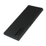 Coque Sony Xperia 10 II Véritable Cuir Litchi avec Lanière Coque Sony Xperia 10 II Véritable Cuir Litchi avec Lanière