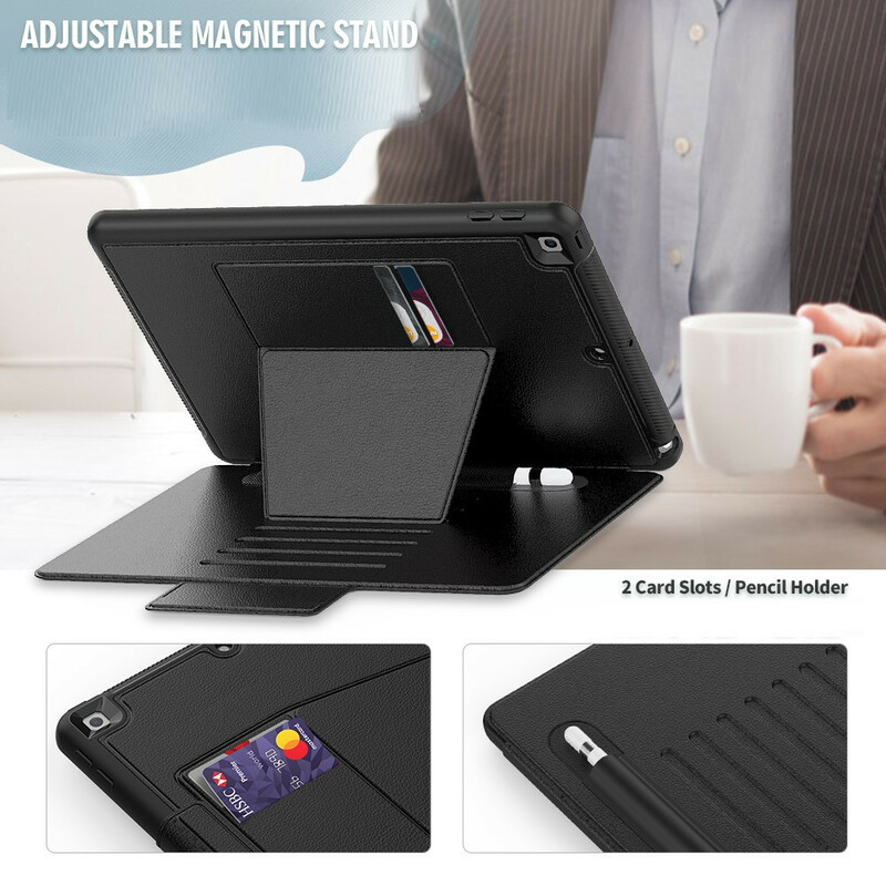 Étui iPad 10.2" (2020) (2019) Multi-Angles et Porte-Stylet Étui iPad 10.2" (2020) (2019) Multi-Angles et Porte-Stylet