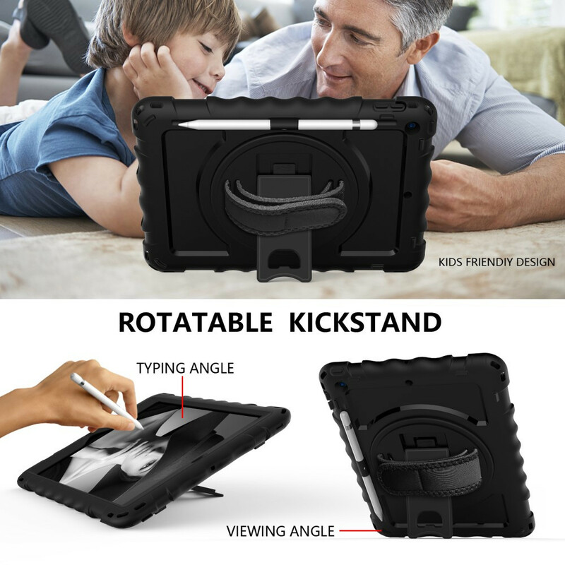 Coque iPad 10.2" (2020) (2019) Ultra Résistante Sangle et Bandoulière Coque iPad 10.2" (2020) (2019) Ultra Résistante Sangle et Bandoulière