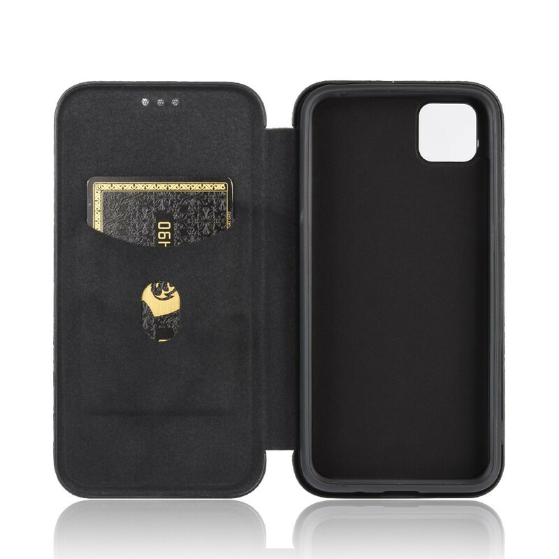 Flip Cover Huawei Y5p Fibre Carbone Flip Cover Huawei Y5p Fibre Carbone
