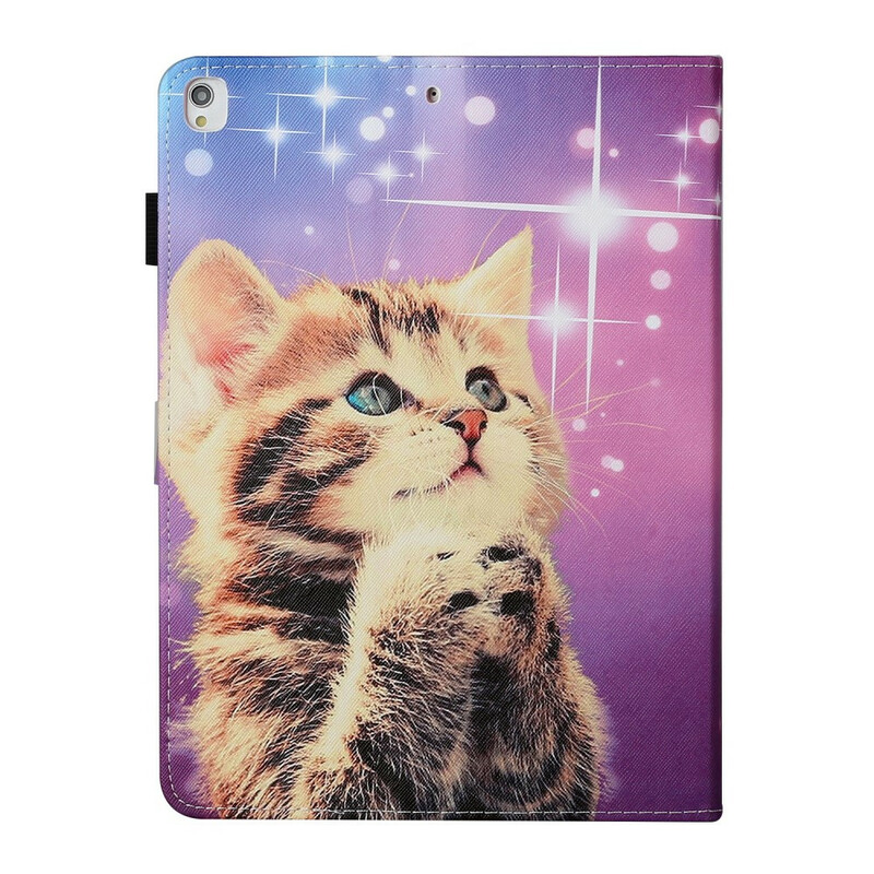 Housse iPad 10.2" (2020) (2019) / Air 10.5" (2019) Chaton Étoiles Housse iPad 10.2" (2020) (2019) / Air 10.5" (2019) Chaton Étoiles