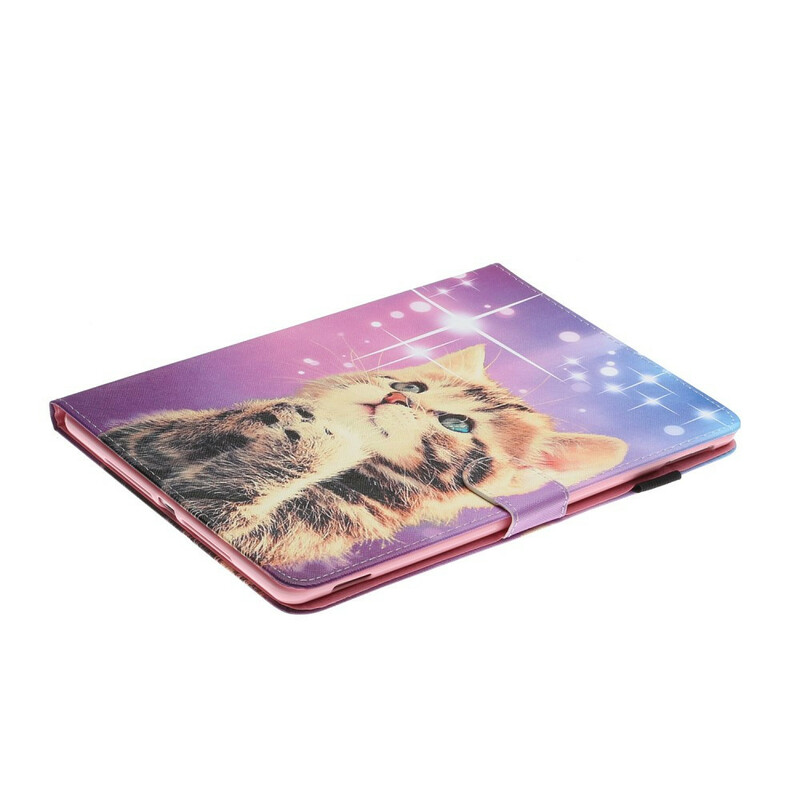 Housse iPad 10.2" (2020) (2019) / Air 10.5" (2019) Chaton Étoiles Housse iPad 10.2" (2020) (2019) / Air 10.5" (2019) Chaton Étoiles