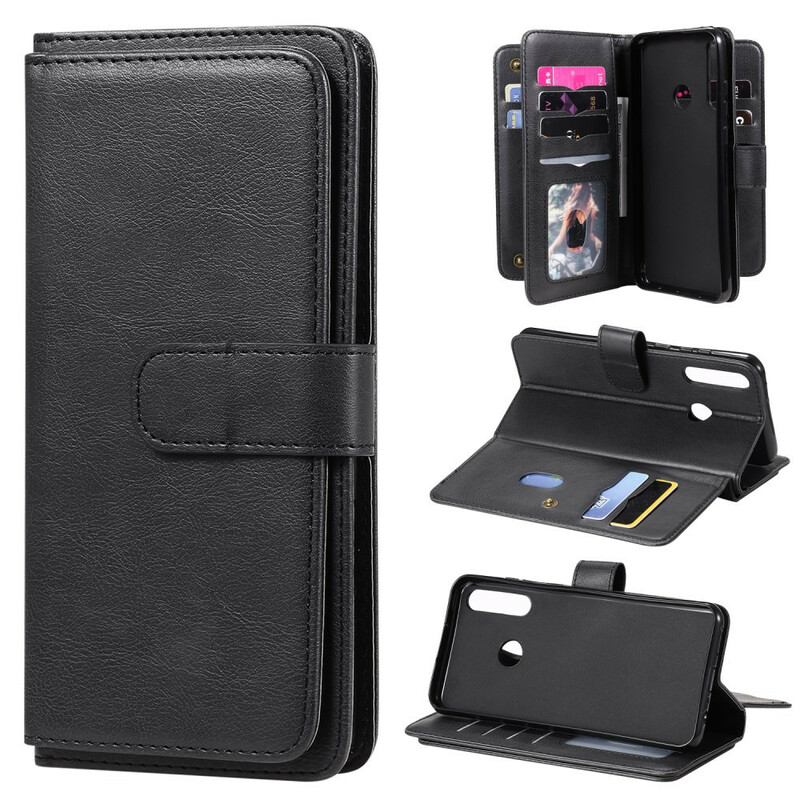 Housse Huawei Y6p Multi-fonctions 10 Porte-Cartes Housse Huawei Y6p Multi-fonctions 10 Porte-Cartes