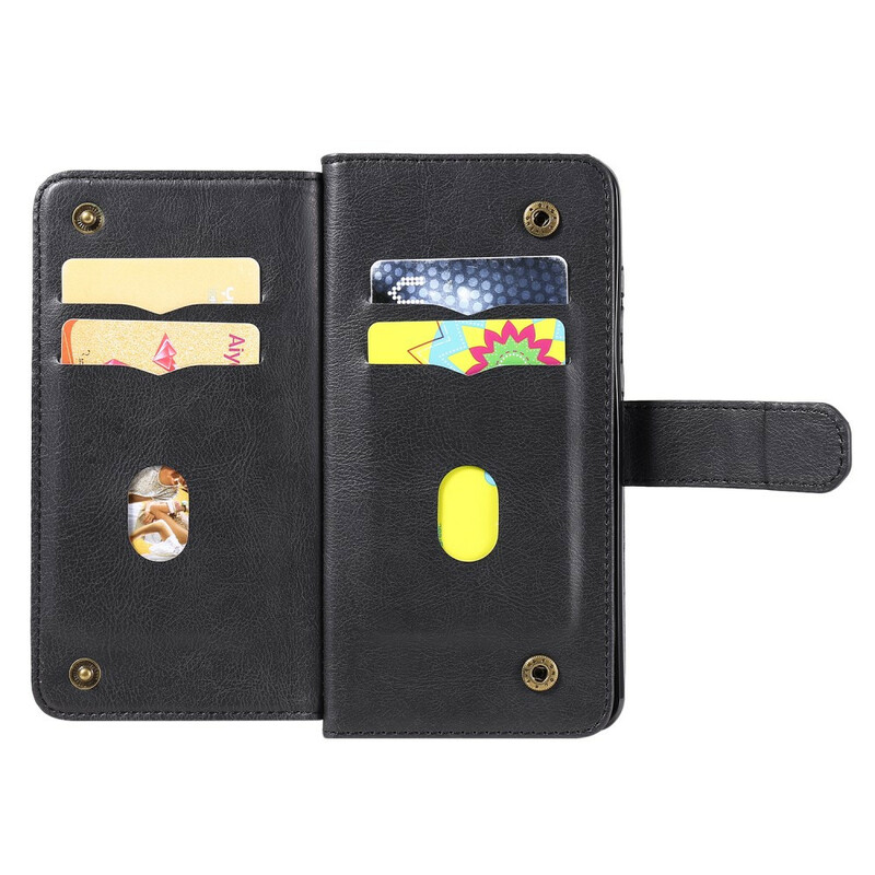 Housse Huawei Y6p Multi-fonctions 10 Porte-Cartes Housse Huawei Y6p Multi-fonctions 10 Porte-Cartes