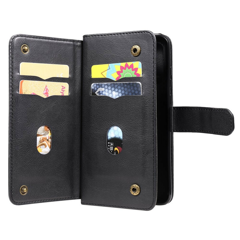 Housse Huawei Y6p Multi-fonctions 10 Porte-Cartes Housse Huawei Y6p Multi-fonctions 10 Porte-Cartes