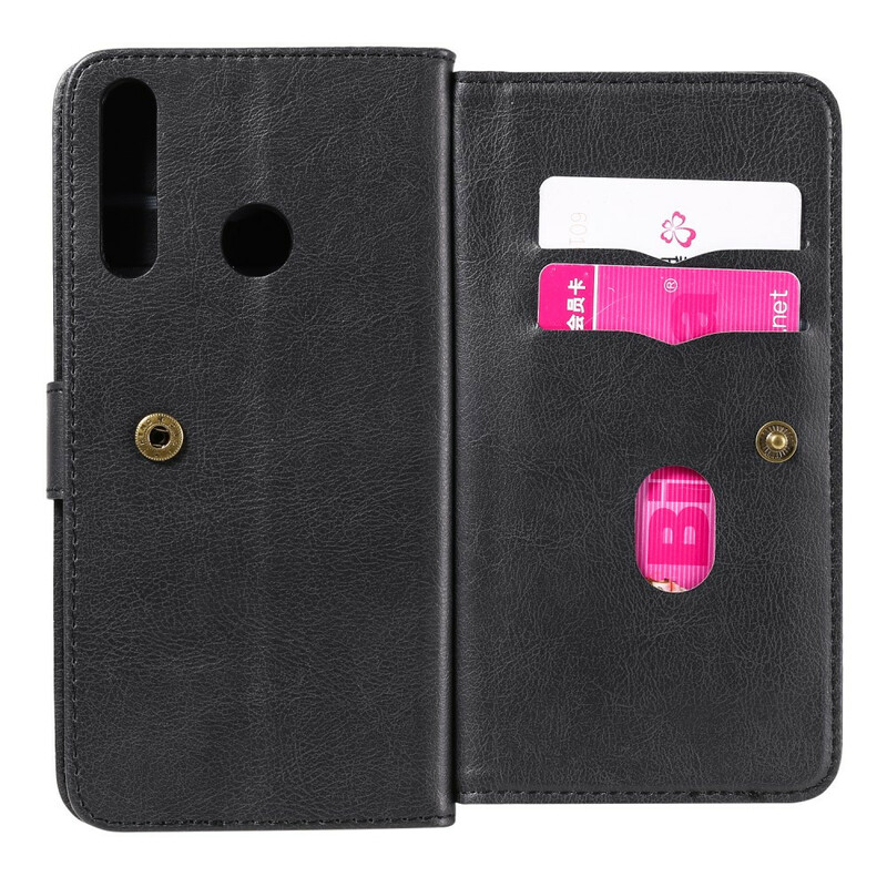 Housse Huawei Y6p Multi-fonctions 10 Porte-Cartes Housse Huawei Y6p Multi-fonctions 10 Porte-Cartes