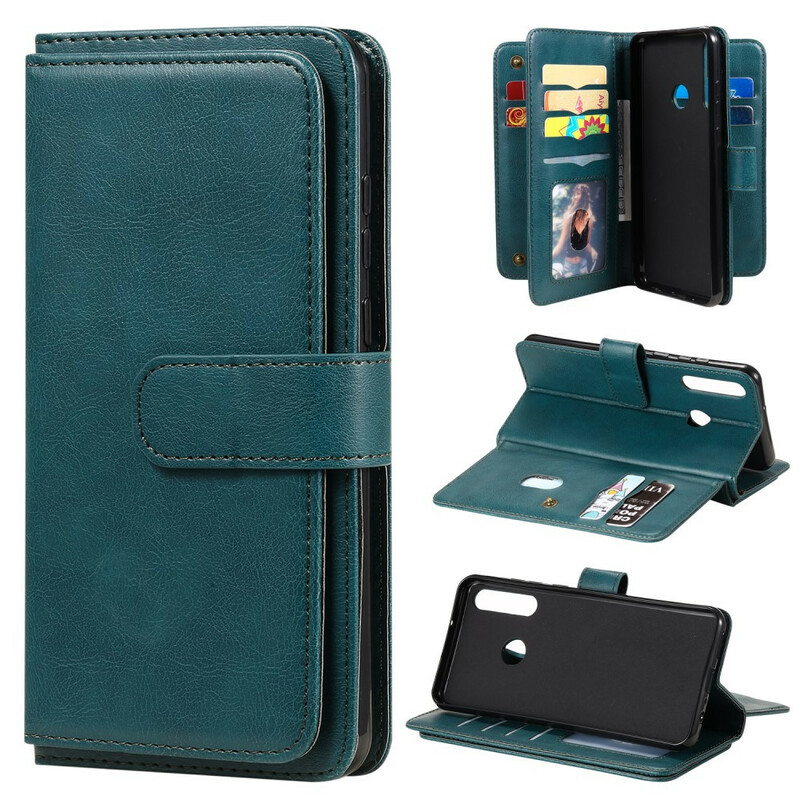 Housse Huawei Y6p Multi-fonctions 10 Porte-Cartes Housse Huawei Y6p Multi-fonctions 10 Porte-Cartes