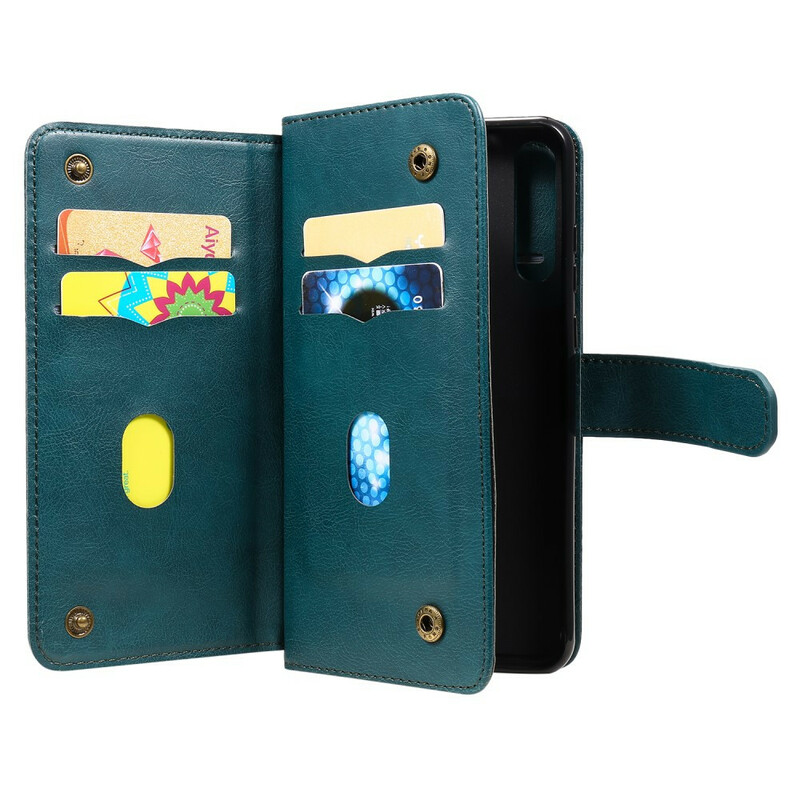 Housse Huawei Y6p Multi-fonctions 10 Porte-Cartes Housse Huawei Y6p Multi-fonctions 10 Porte-Cartes