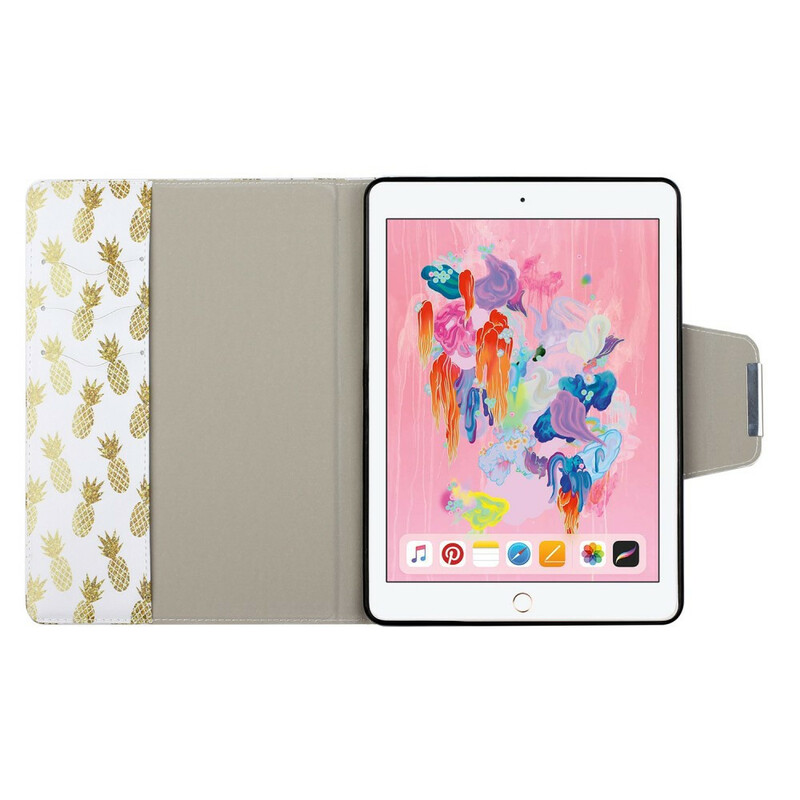 Housse iPad 10.2" (2020) (2019) / Air 10.5" (2019) Ananas Housse iPad 10.2" (2020) (2019) / Air 10.5" (2019) Ananas