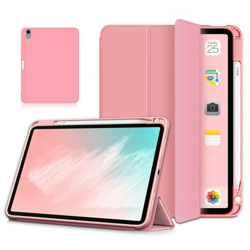 Smart Case iPad Air 10.9" (2020) Simili Cuir Litchi Porte-Stylet