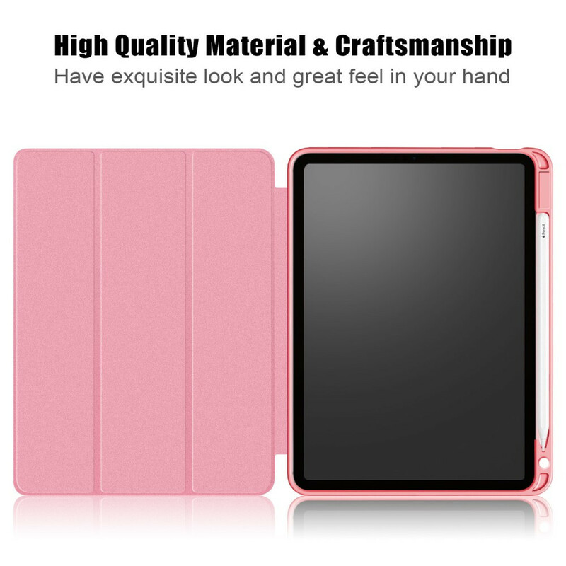 Smart Case iPad Air 10.9" (2020) Simili Cuir Litchi Porte-Stylet