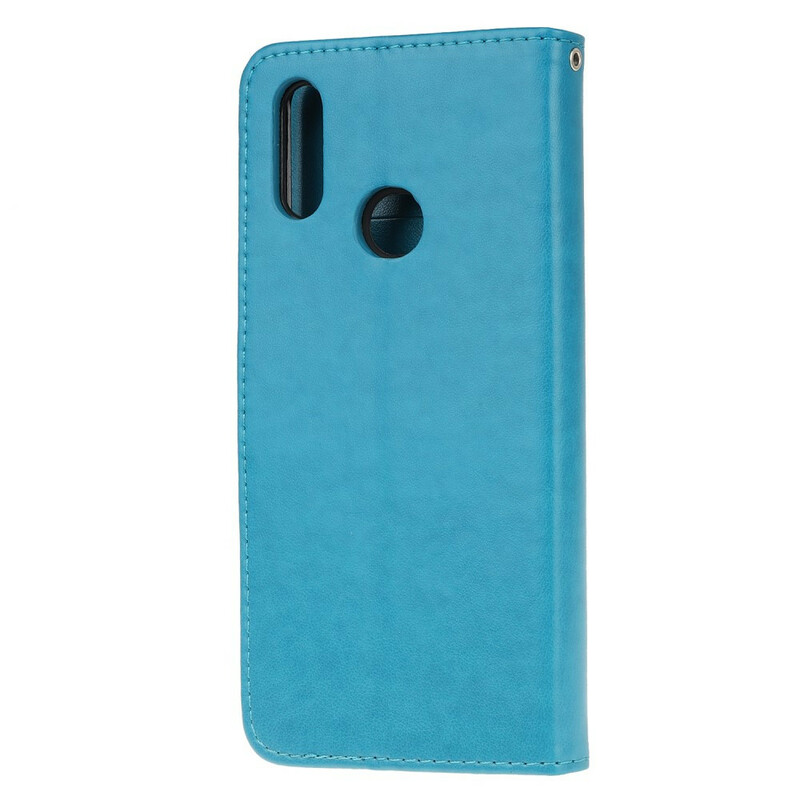 Housse Samsung Galaxy A10s Papillons Et Fleurs à Lanière Housse Samsung Galaxy A10s Papillons Et Fleurs à Lanière
