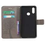 Housse Samsung Galaxy A10s Arbre et Hiboux à Lanière Housse Samsung Galaxy A10s Arbre et Hiboux à Lanière