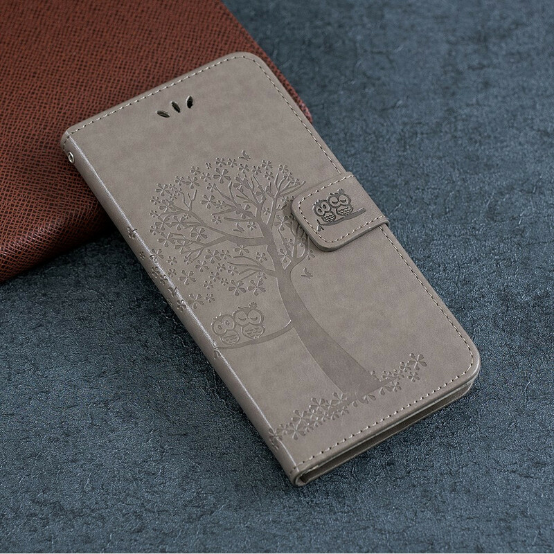 Housse Samsung Galaxy A10s Arbre et Hiboux à Lanière Housse Samsung Galaxy A10s Arbre et Hiboux à Lanière