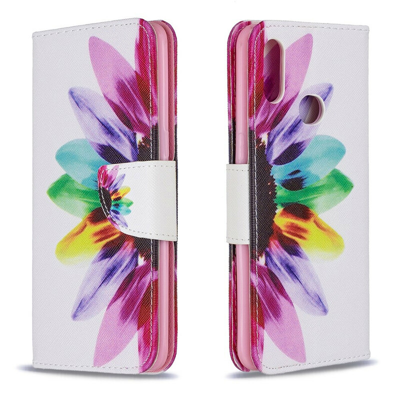Housse Samsung Galaxy A10s Fleur Aquarelle Housse Samsung Galaxy A10s Fleur Aquarelle