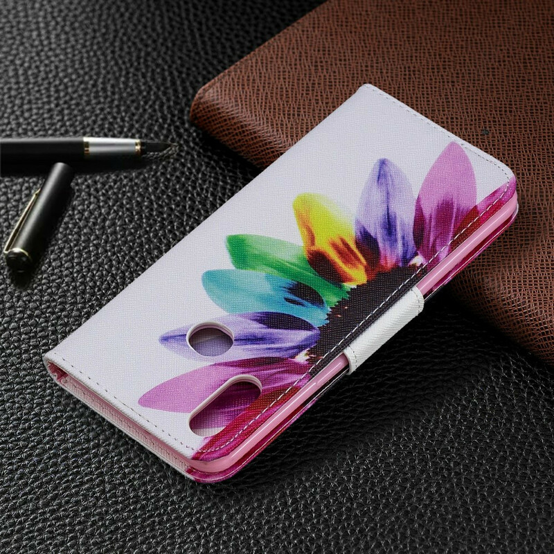 Housse Samsung Galaxy A10s Fleur Aquarelle Housse Samsung Galaxy A10s Fleur Aquarelle