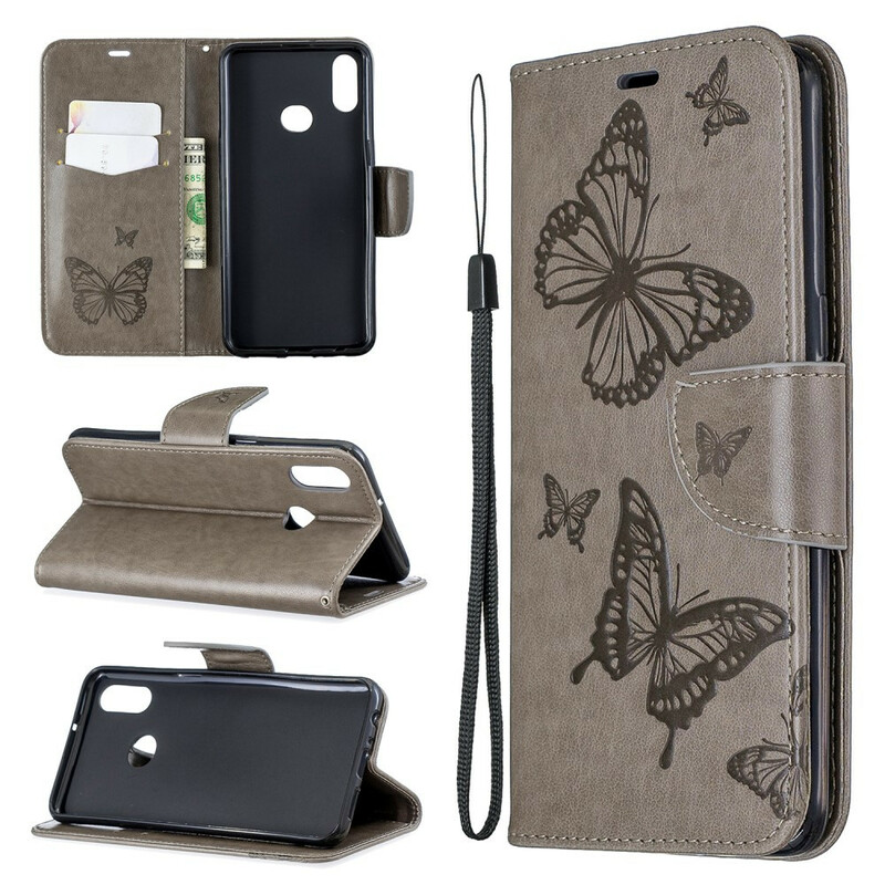 Housse Samsung Galaxy A10s Les Papillons en Vol avec Lanière Housse Samsung Galaxy A10s Les Papillons en Vol avec Lanière