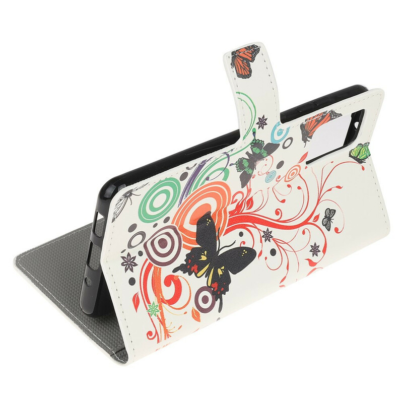 Housse Samsung Galaxy S20 FE Papillons et Fleurs Housse Samsung Galaxy S20 FE Papillons et Fleurs
