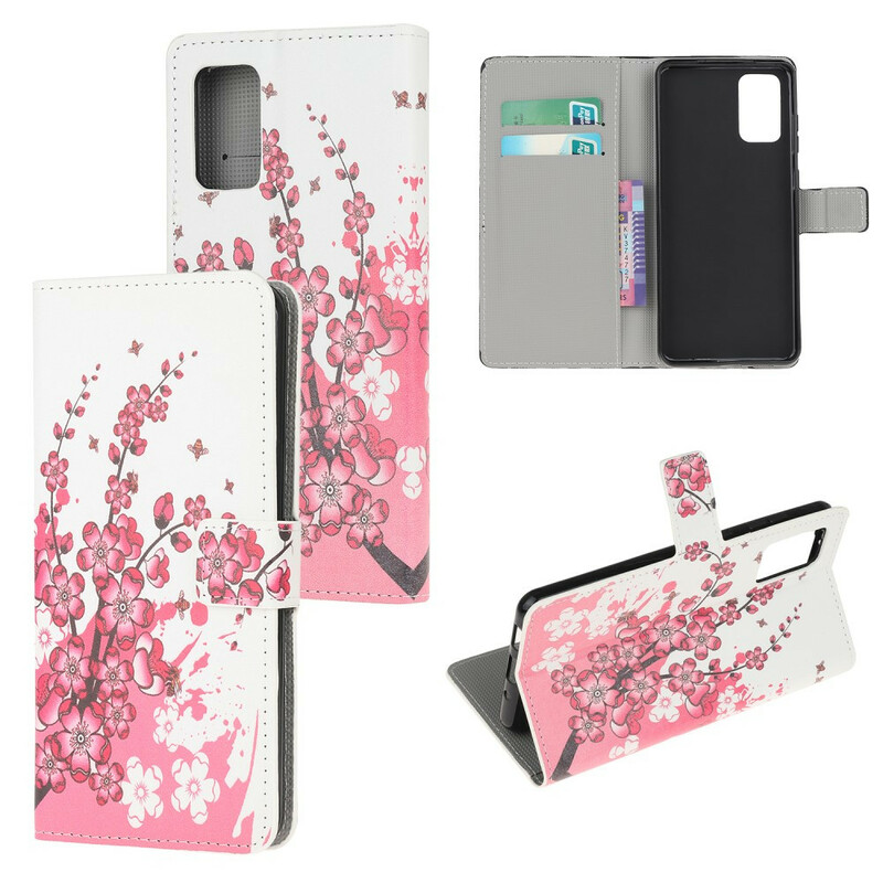 Housse Samsung Galaxy S20 FE Tropical Flowers Housse Samsung Galaxy S20 FE Tropical Flowers
