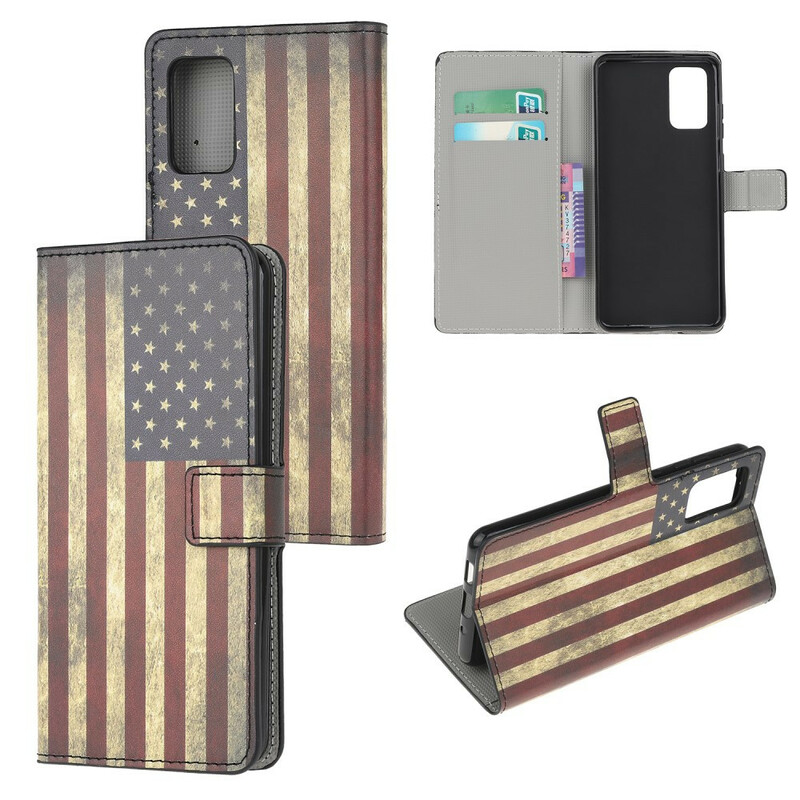Housse Samsung Galaxy S20 FE Drapeau Américain Housse Samsung Galaxy S20 FE Drapeau Américain
