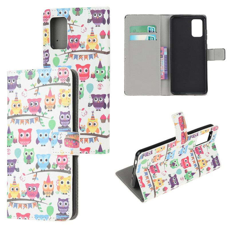 Housse Samsung Galaxy S20 FE Multiples Hiboux