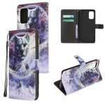 Housse Samsung Galaxy S20 FE Loup en Hiver avec Lanière Housse Samsung Galaxy S20 FE Loup en Hiver avec Lanière