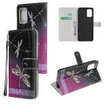Housse Samsung Galaxy S20 FE Libellules à Lanière Housse Samsung Galaxy S20 FE Libellules à Lanière