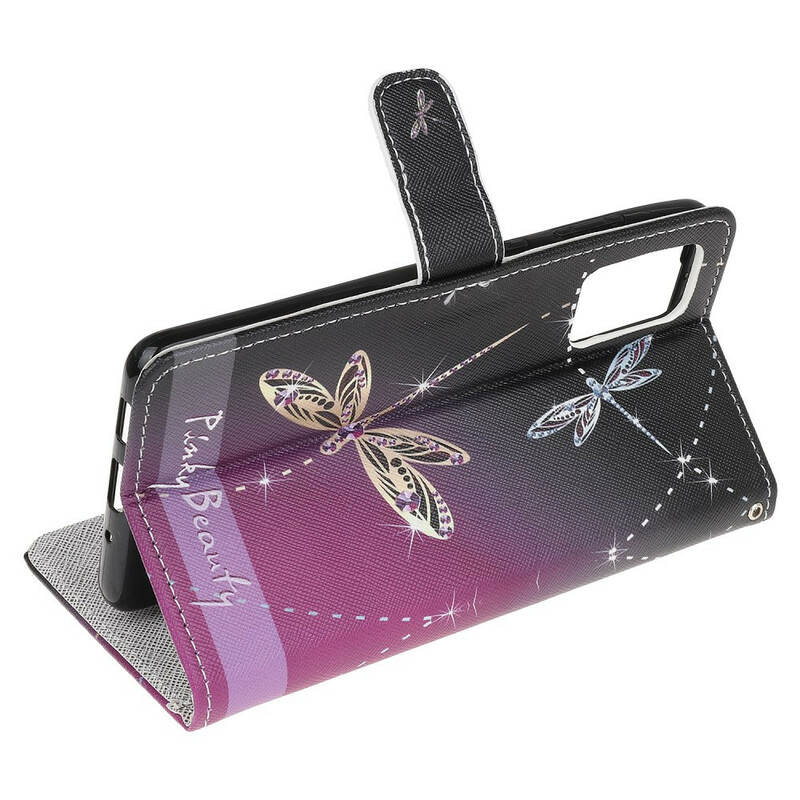 Housse Samsung Galaxy S20 FE Libellules à Lanière Housse Samsung Galaxy S20 FE Libellules à Lanière