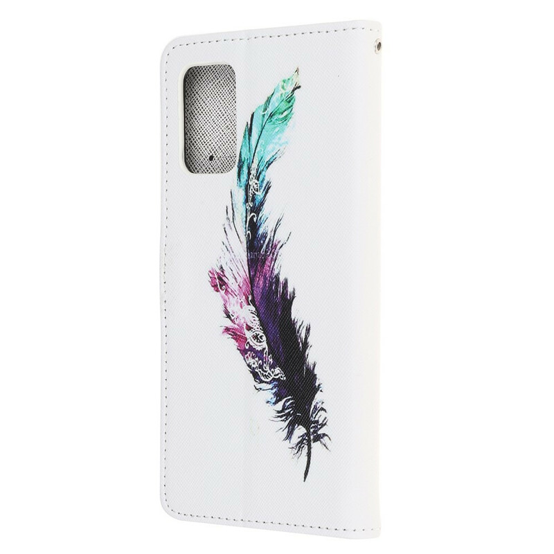 Housse Samsung Galaxy S20 FE Plume à Lanière Housse Samsung Galaxy S20 FE Plume à Lanière