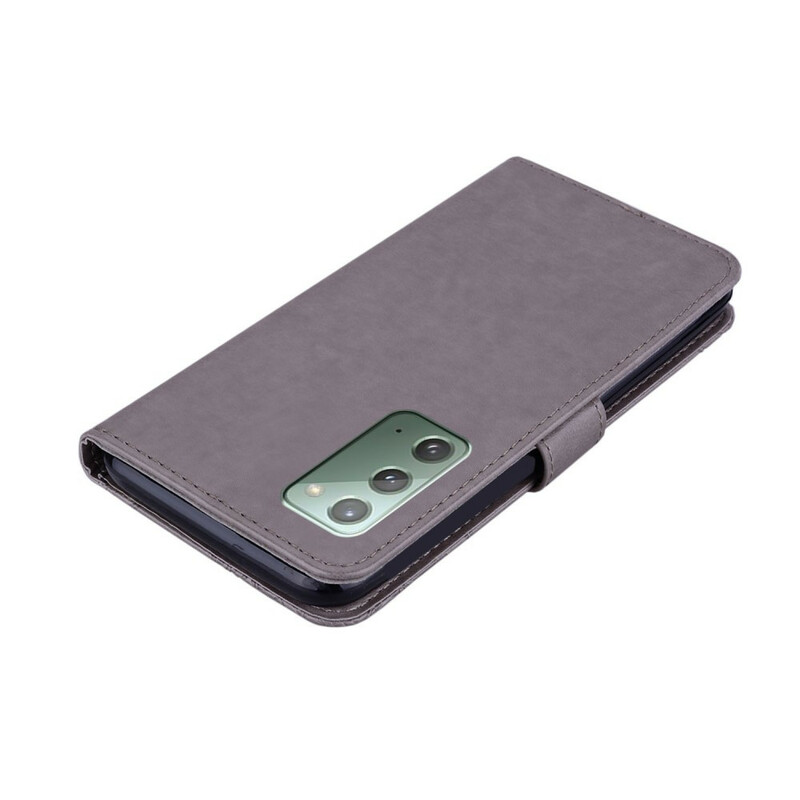 Housse Samsung Galaxy Note 20 Hibou Mandala et Breloque Housse Samsung Galaxy Note 20 Hibou Mandala et Breloque