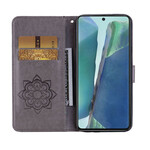 Housse Samsung Galaxy Note 20 Hibou Mandala et Breloque Housse Samsung Galaxy Note 20 Hibou Mandala et Breloque